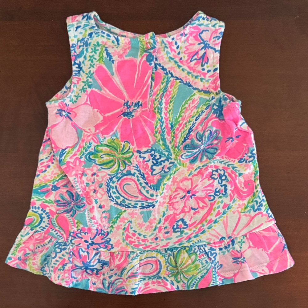 Lilly Pulitzer Baby Girls Sleeveless Dress with Bloomers - Picture 4 of 7